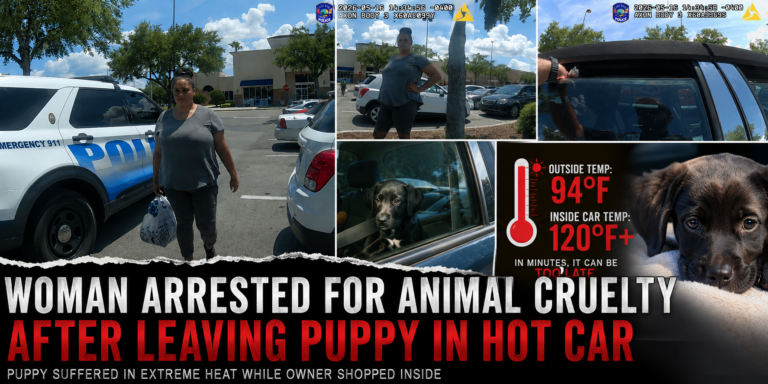 Woman Arrested After Leaving Puppy in Hot, Parked Car - National Animal ...