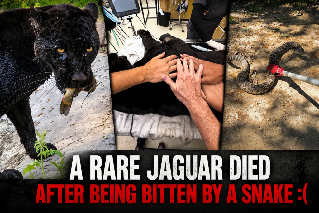 Rare Black Jaguar Dies After Venomous Snake Bite